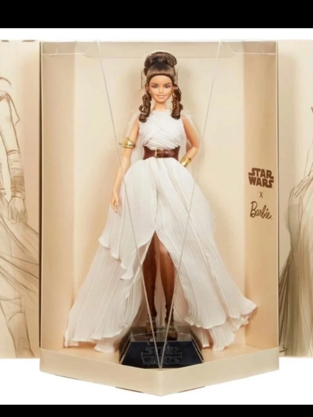 MATTEL Barbie × Star Wars Rey Limited Edition GLY28 Collectible Fashion Doll - Picture 1 of 9
